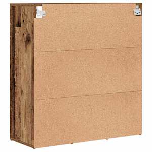 Skříň na obuv 77,5 x 30 x 83,5 cm Kompozitní dřevo Staré dřevo - obrázek 7