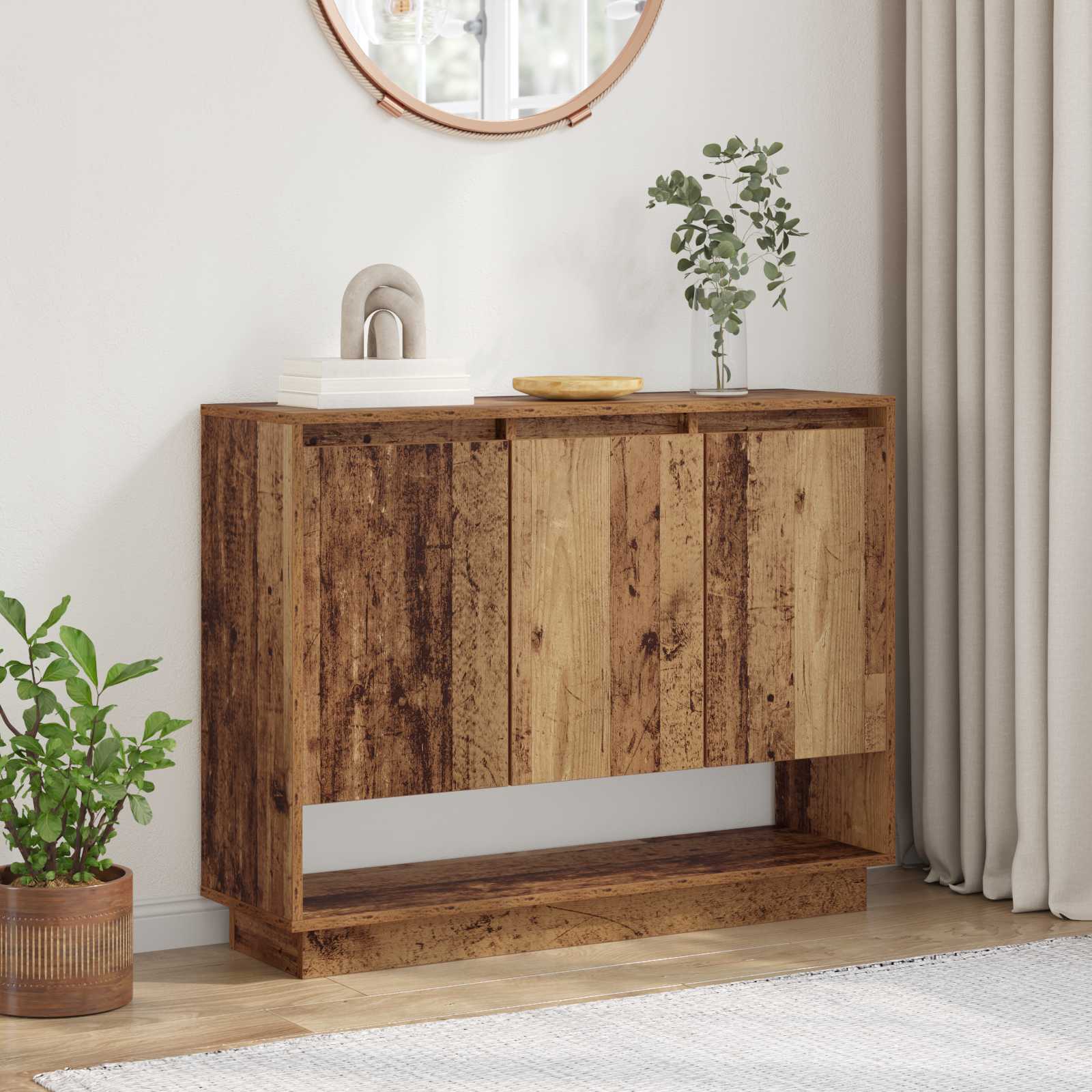 vidaXL Bufet Lemn vechi 97 x 29 x 75 cm Lemn compozit