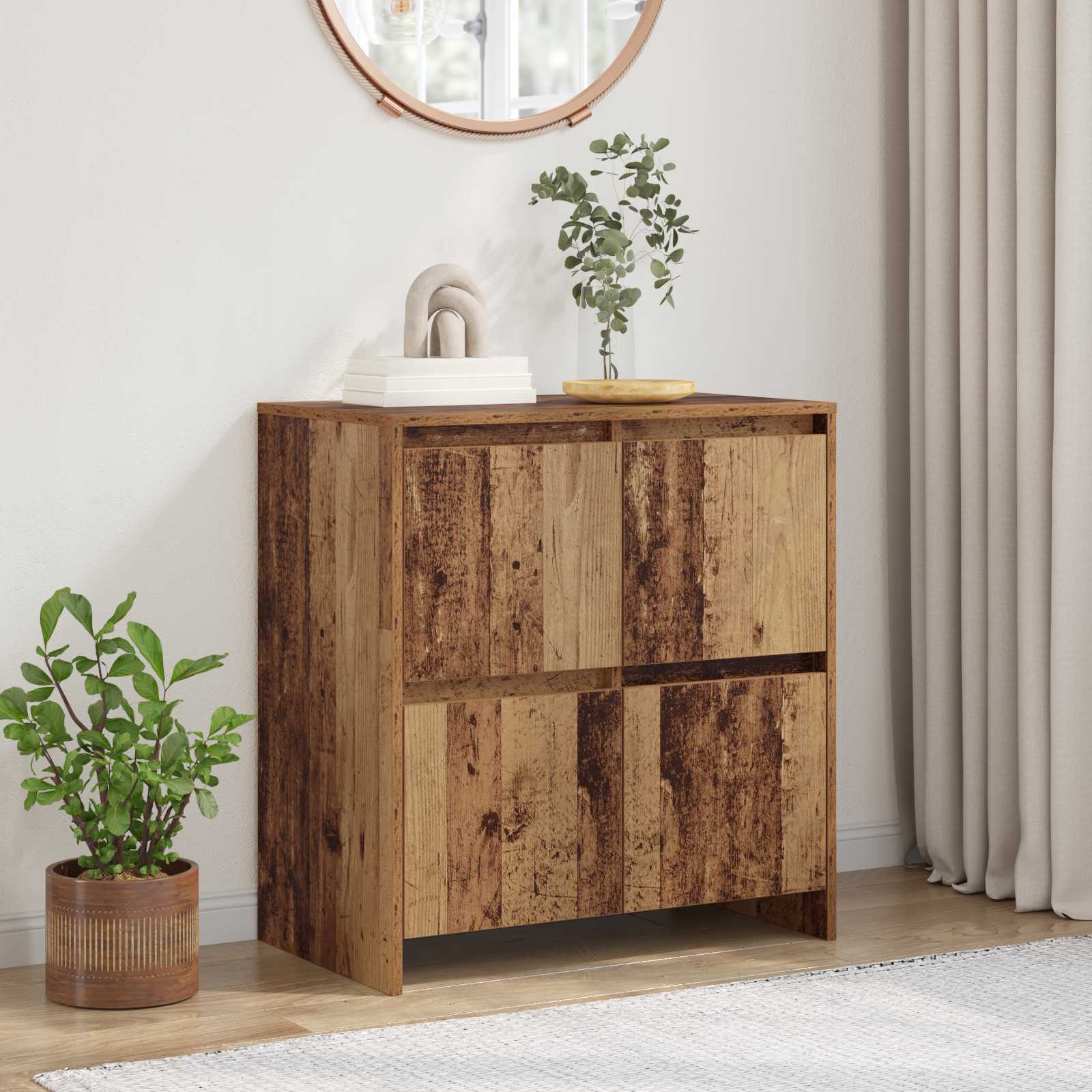 vidaXL Bufet Lemn vechi 70 x 41 x 75 cm Lemn compozit