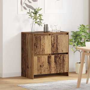 Servírovací skříň Staré dřevo 70 x 41 x 75 cm Kompozitní dřevo - obrázek 4