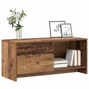 Sestava TV skříněk Staré dřevo 90 x 35 x 40 cm kompozitní dřevo - obrázek 3