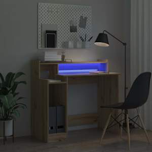 Stůl Artisanový dub kompozitní dřevo 97 x 45 x 90 cm - obrázek 6