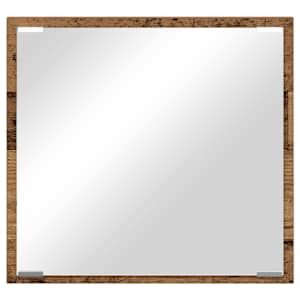 LED koupelnové zrcadlo Nástěnný Staré dřevo 40 x 37 x 8.5 cm - obrázek 5