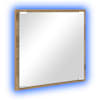 vidaXL LED vannitoa peegel K&auml;sit&ouml;&ouml;puu 40 x 37 x 8.5 cm Tehispuit