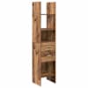 vidaXL Raamaturiiul 2 tasandit 40 x 35 x 180 cm Tehispuit Vana puit