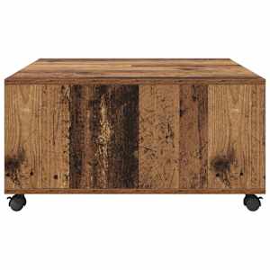 Konferenční stolek Staré dřevo 75 x 75 x 38 cm kompozitní dřevo - obrázek 6