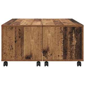 Konferenční stolek Staré dřevo 75 x 75 x 38 cm kompozitní dřevo - obrázek 7