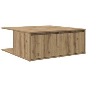vidaXL Kohvilaud k&auml;sit&ouml;&ouml;tamm 80 x 80 x 31 cm Tehispuit