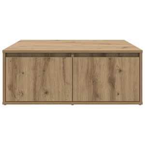 Konferenční stolek dub artisan 80 x 80 x 31 cm Kompozitní dřevo - obrázek 6