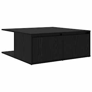 vidaXL Kohvilaud Must tamm 80 x 80 x 31 cm Tehispuit