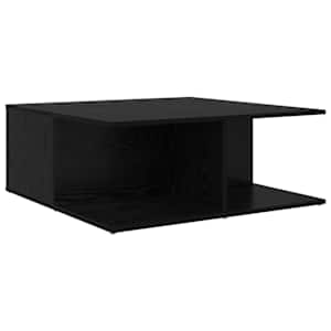Konferenční stolek Černý dub 80 x 80 x 31 cm Kompozitní dřevo - obrázek 8