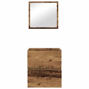 Koupelnová skříň Staré dřevo 41 x 38,5 x 45 cm kompozitní dřevo - obrázek 8