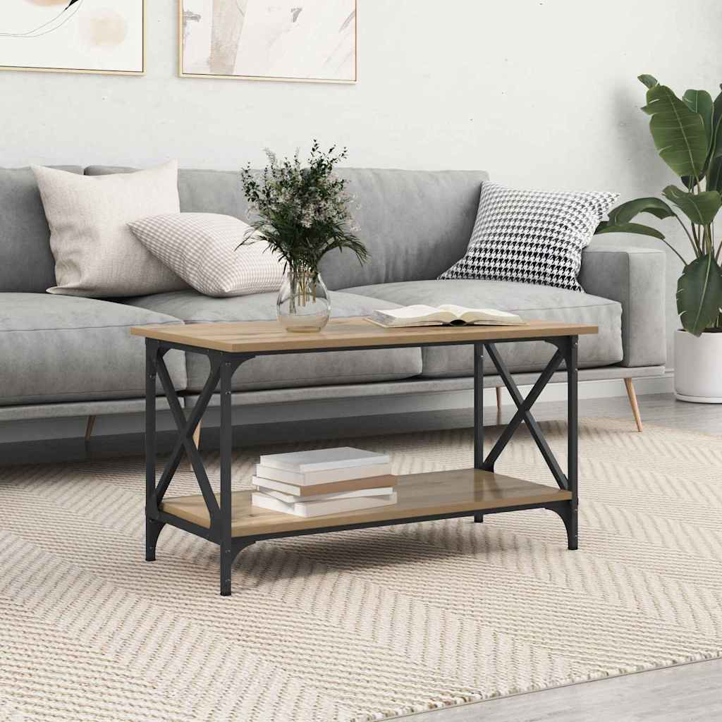 Sofabord artisan eg 80 x 45 x 45.5 cm Konstrueret træ