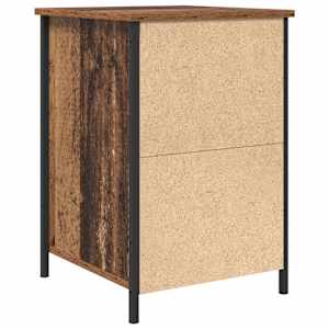 Noční skříňka se zásuvkou 2 pcs Staré dřevo 40 x 42 x 60 cm - obrázek 9
