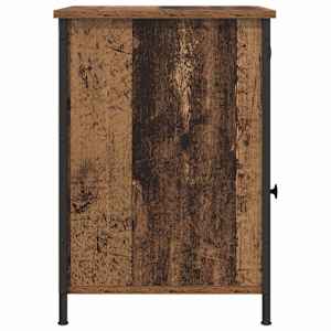 Noční skříňka se zásuvkou 2 pcs Staré dřevo 40 x 42 x 60 cm - obrázek 8