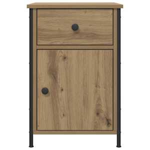 Noční skříňka se zásuvkou 2 pcs Artisanový dub 40 x 42 x 60 cm - obrázek 7