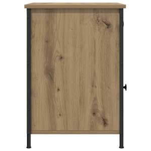 Noční skříňka se zásuvkou 2 pcs Artisanový dub 40 x 42 x 60 cm - obrázek 8