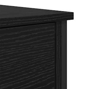 Noční skříňka 2 pcs Černý dub 40 x 42 x 60 cm kompozitní dřevo - obrázek 11