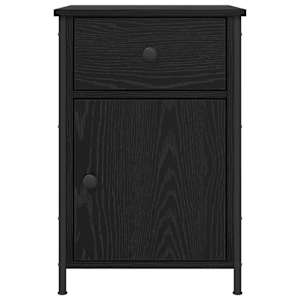 Noční skříňka 2 pcs Černý dub 40 x 42 x 60 cm kompozitní dřevo - obrázek 7