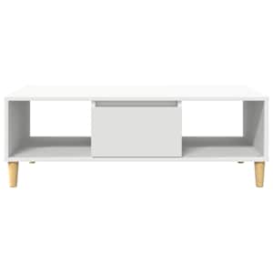 Konferenční stolek Bílá 102 x 55 x 35 cm kompozitní dřevo - obrázek 6