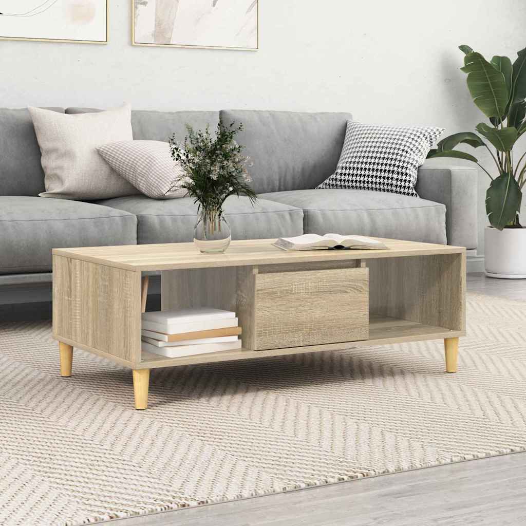със съхранение с врата дъб сонома 103.5 x 60 x 35 см Инженерно дърво