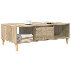 Konferenční stolek Sonoma dub 102 x 55 x 35 cm kompozitní dřevo - obrázek 3