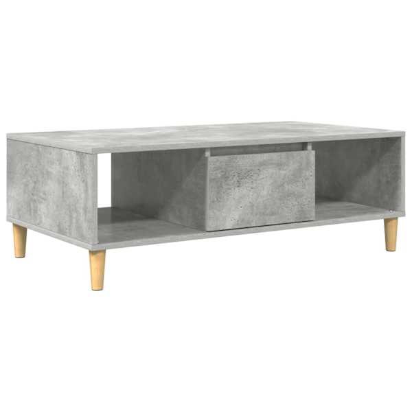 vidaXL Kohvilaud Betoonhall 102 x 55 x 35 cm Tehispuit
