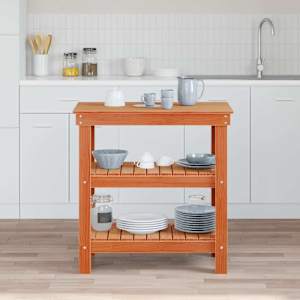 Delovna miza Voskast rjav 78,5 x 50 x 80 cm Masivno borovo les