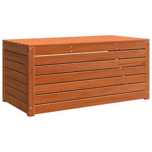 vidaXL Salvestuskarp Tehispuit 101 x 50,5 x 46,5 cm Vahapruun