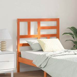 Naslonjalo za posteljo Voskast rjav 80,5 x 4 x 104 cm