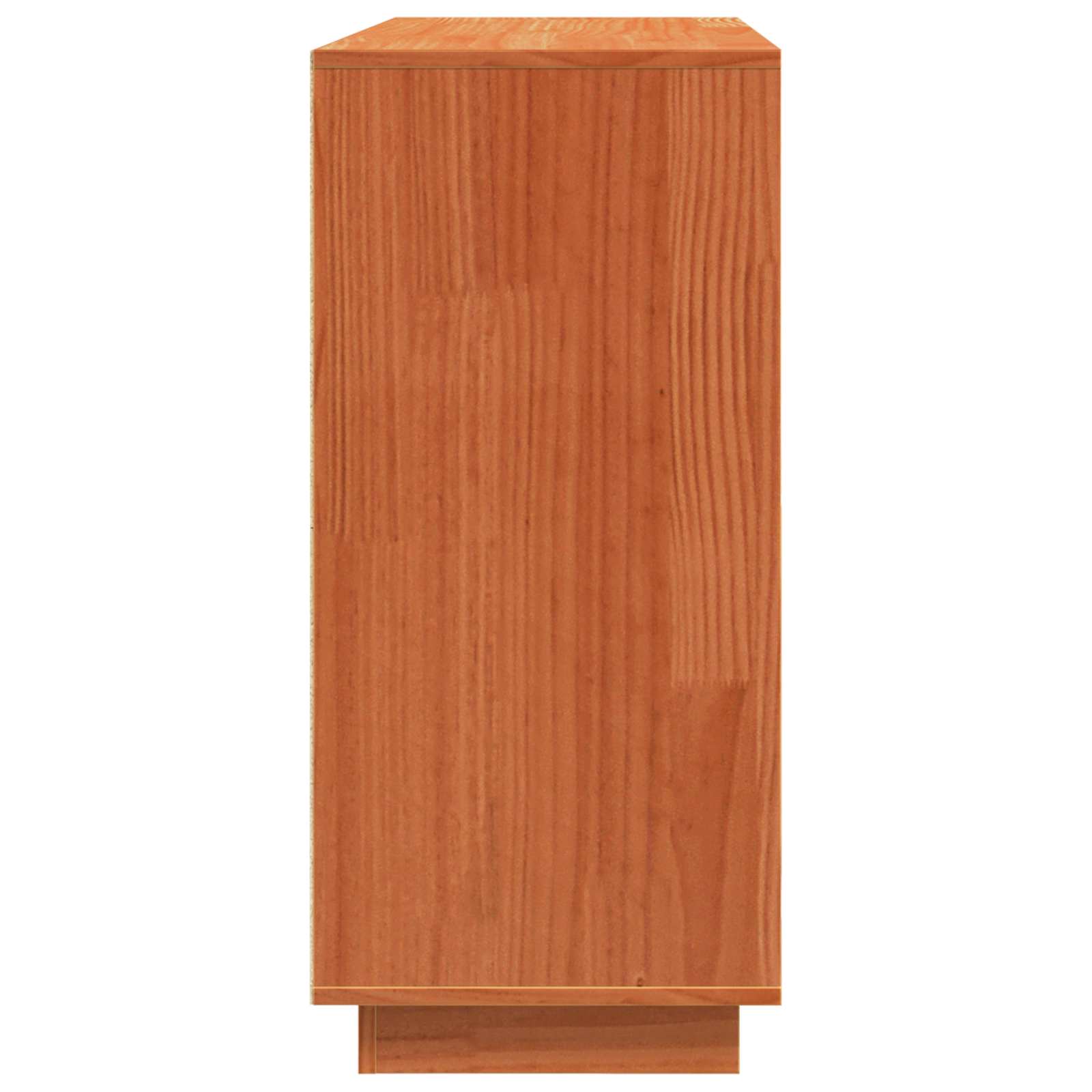 Strani šal Voskast rjav 110 x 34 x 75 cm Masivno borovo les - slika 7