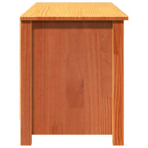 Úložná lavice s policí Voskově hnědá 110 x 38 x 45,5 cm - obrázek 6