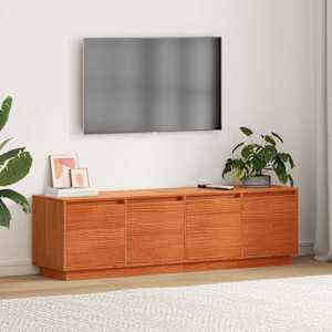 Televizní skříň Hnědá 156 x 37 x 45 cm kompozitní dřevo - obrázek 1
