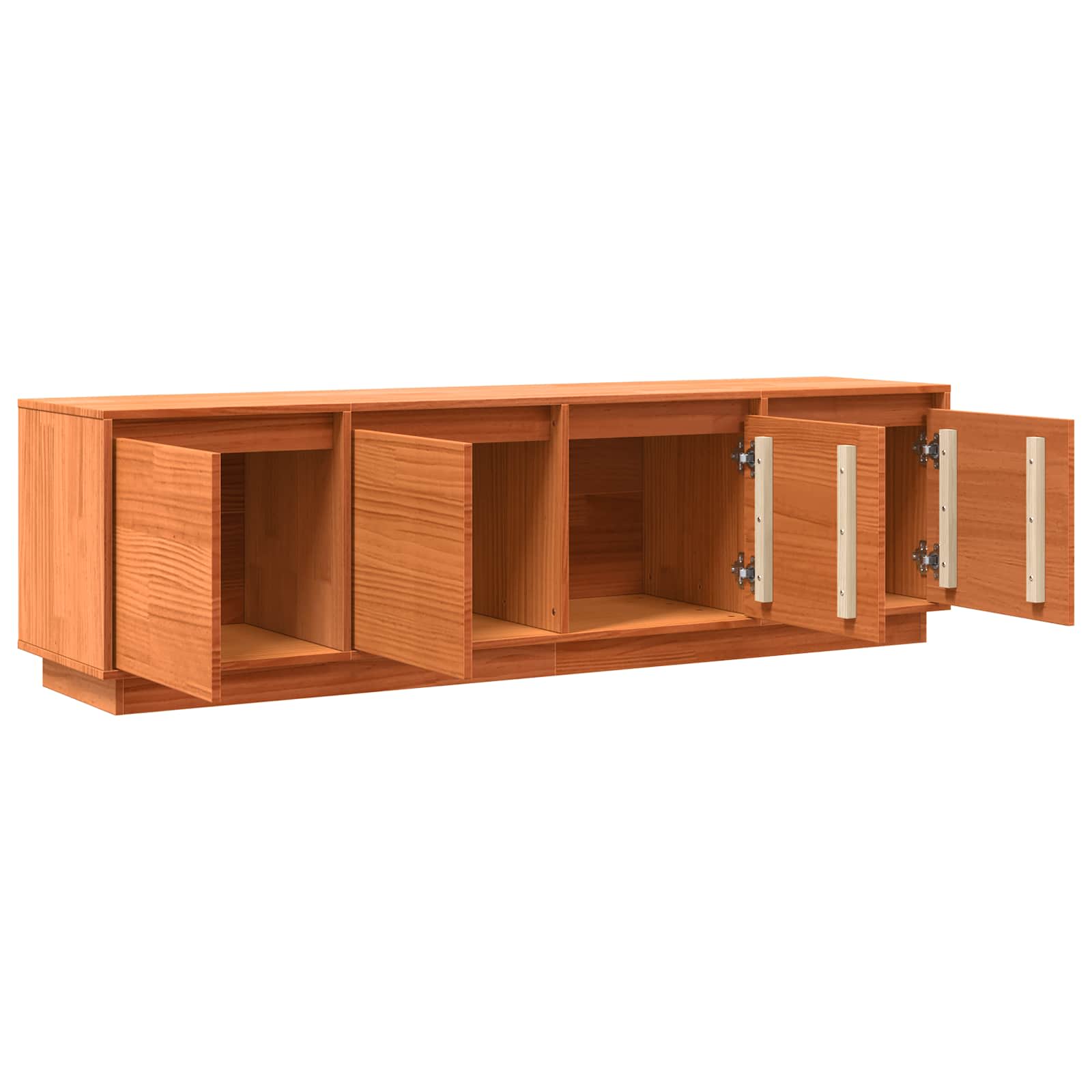 TV omarica Rjava 156 x 37 x 45 cm Konstruiran les - slika 5