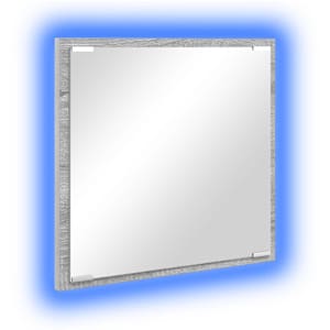 vidaXL LED vannitoa peegel Hall Sonoma 40 x 37 x 8.5 cm Tehispuit