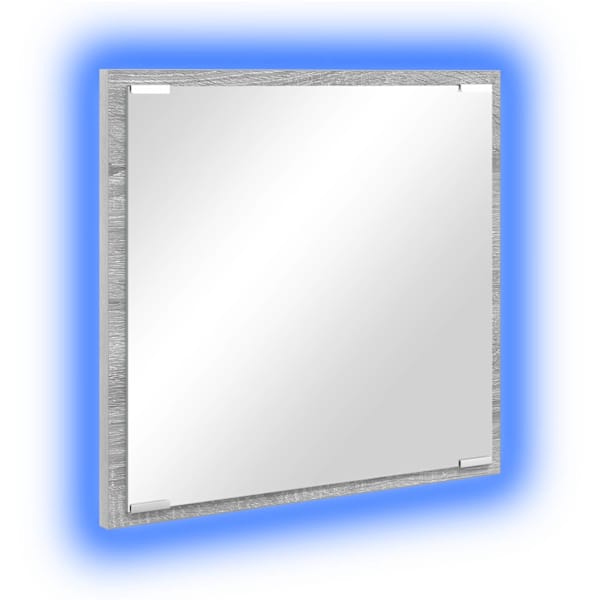 vidaXL LED vannitoa peegel Hall Sonoma 40 x 37 x 8.5 cm Tehispuit