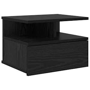 vidaXL L&auml;biv voodi&auml;&auml;r Must tamm 40 x 31 x 28 cm Tehispuit