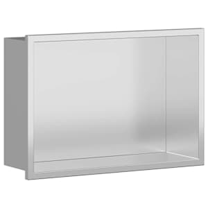 Sprchový nik Stříbrná 30 x 20 x 9,5 cm Nerezová ocel - obrázek 2