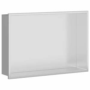 Sprchový nik Stříbrná 45 x 30 x 9,5 cm Nerezová ocel - obrázek 2