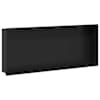 vidaXL Du&scaron;inurk Must 75 x 30 x 9,5 cm Roostevaba teras