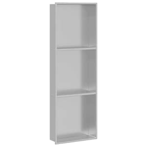 Sprchový nik Stříbrná 90 x 30 x 9,5 cm Nerezová ocel - obrázek 2