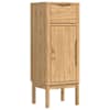 vidaXL Vannitoa kapp sahtliga riiuliga FLORO Vahapruun 35 x 30 x 90 cm