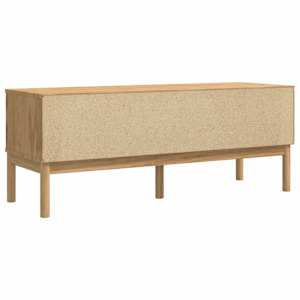 Lavice do chodby s policí FLORO Voskově hnědá 115 x 40 x 45 cm - obrázek 8