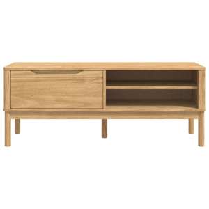 Lavice do chodby s policí FLORO Voskově hnědá 115 x 40 x 45 cm - obrázek 6