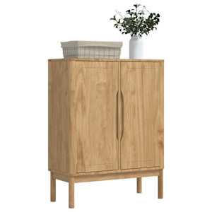 Servírovací skříň FLORO Voskově hnědá 70 x 30 x 70,5 cm - obrázek 3