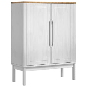 vidaXL K&otilde;ide FLORO Valge 70 x 30 x 70,5 cm Kindel m&auml;nnipuidust