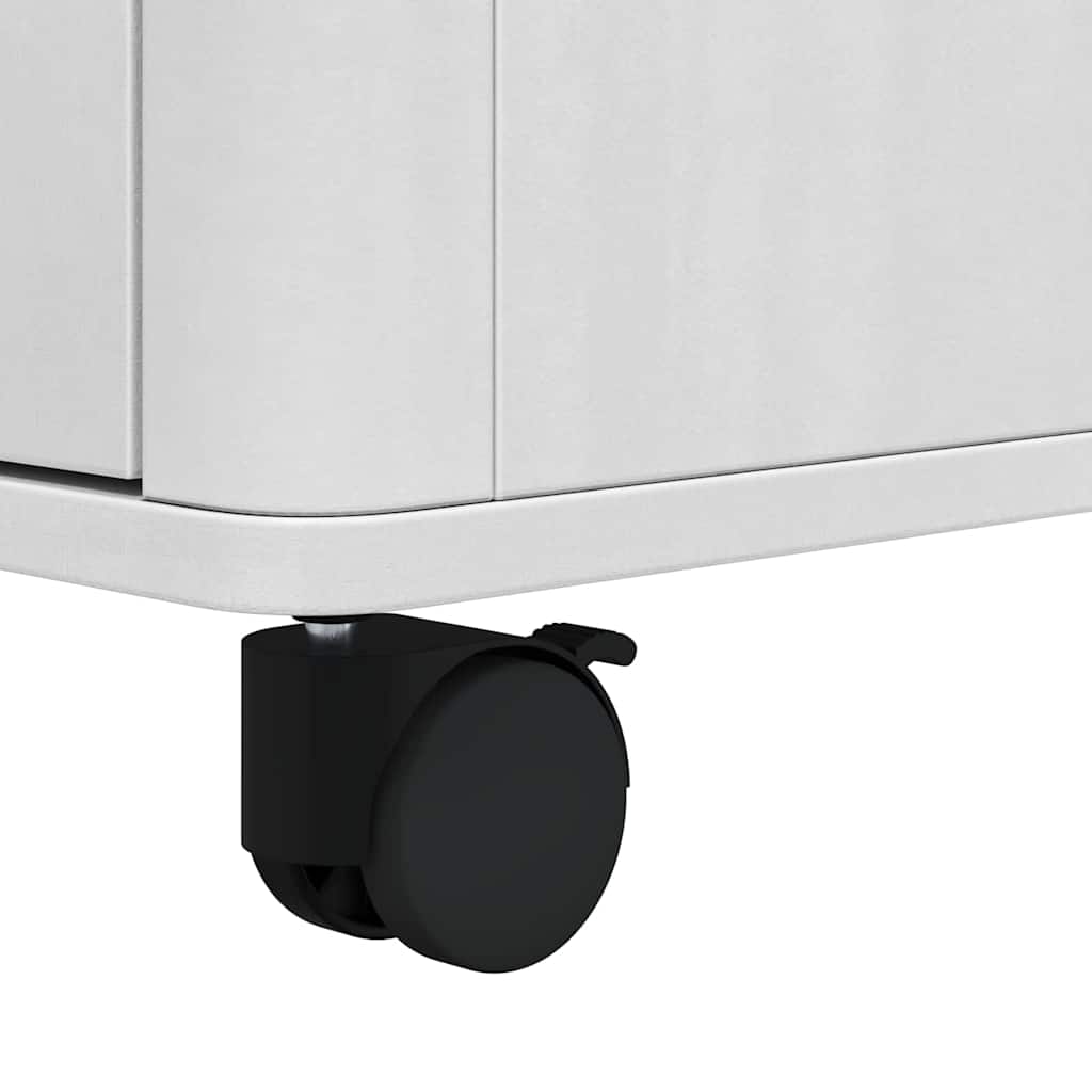 Troler de Bucătărie Alb 72,5 x 45 x 80 cm Lemn de pin masiv [8]