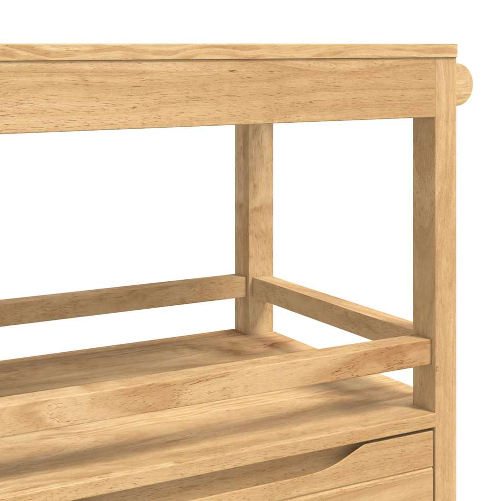 Troler de Bucătărie FLORO Maroniu cerat 72,5 x 45 x 80 cm [9]