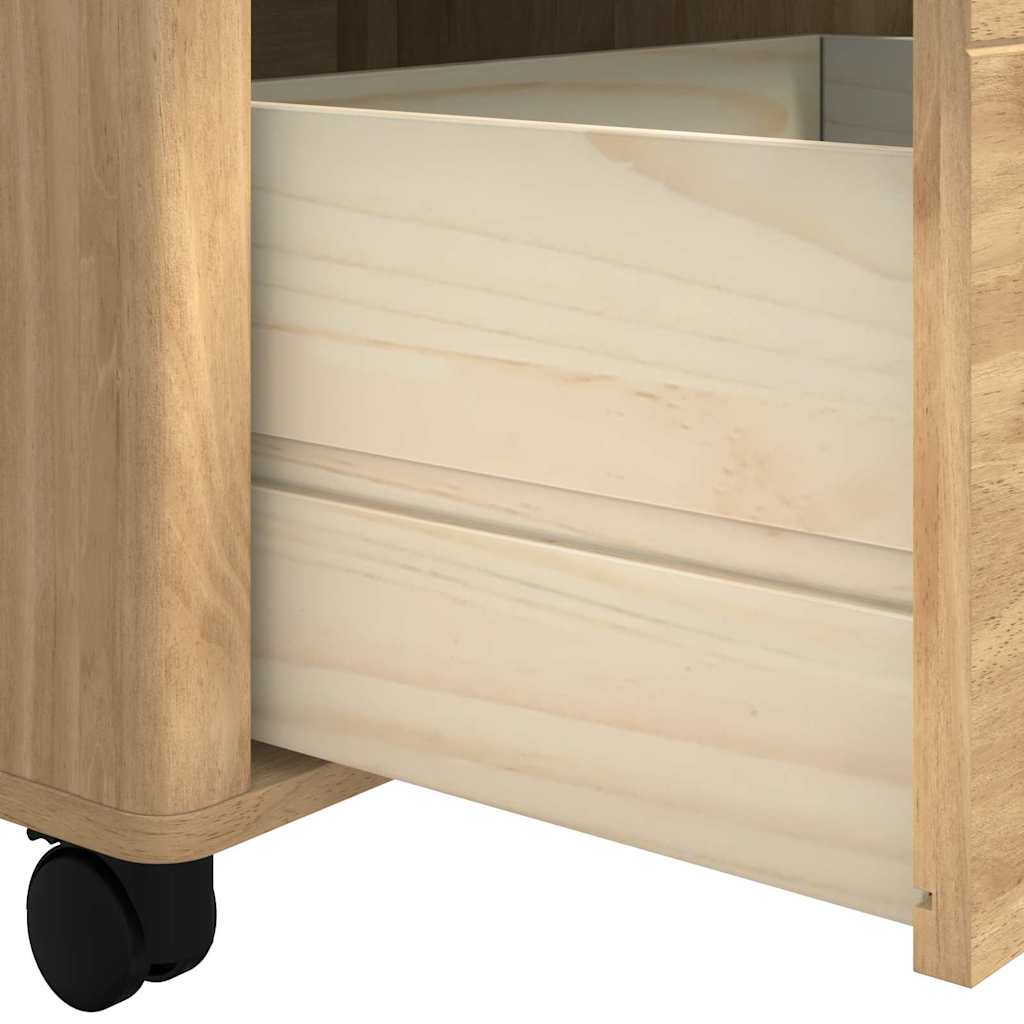 Troler de Bucătărie FLORO Maroniu cerat 72,5 x 45 x 80 cm [10]