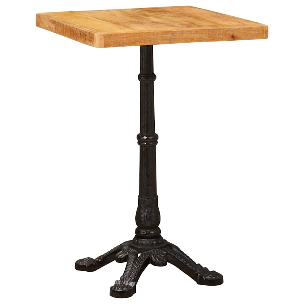 vidaXL Bistrotafel Bruin 50 x 50 x 76 cm massief mangohout